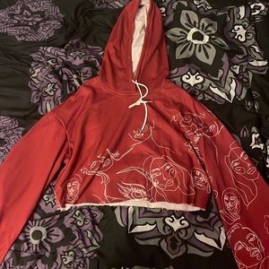 Red sweatshirt